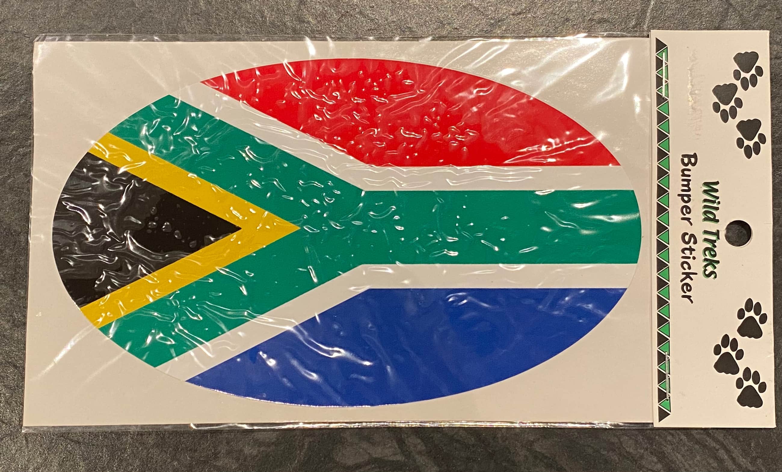 Bumper Sticker South African Flag Children of Zululand